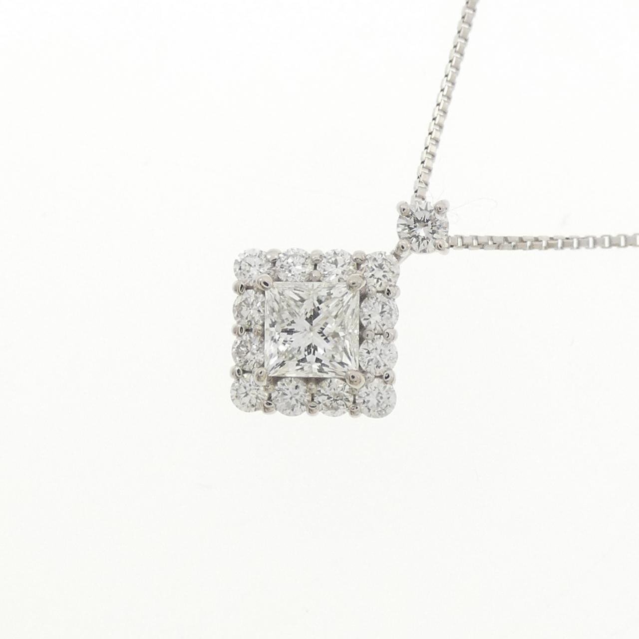 PT900/PT850 ダイヤモンド ネックレス 0.321CT G VVS1ファンシーカット