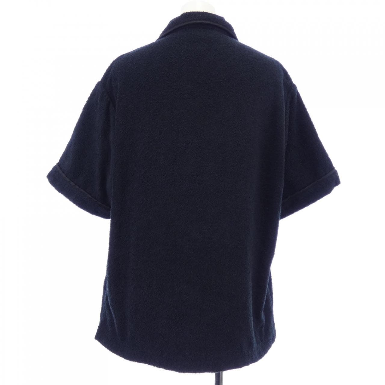 プラダ PRADA トライアングルロゴ コットンテリー ボウリングシャツ SC559 S212 1ZR3 S／Sシャツ