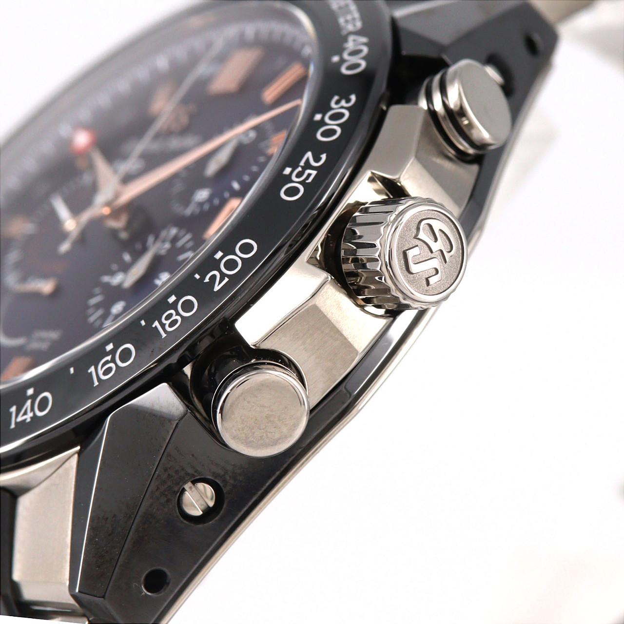 セイコー グランドセイコー･スプリングドライブクロノグラフGMT LTD 9R96-0AD0/SBGC219 TIxセラミック 自動巻