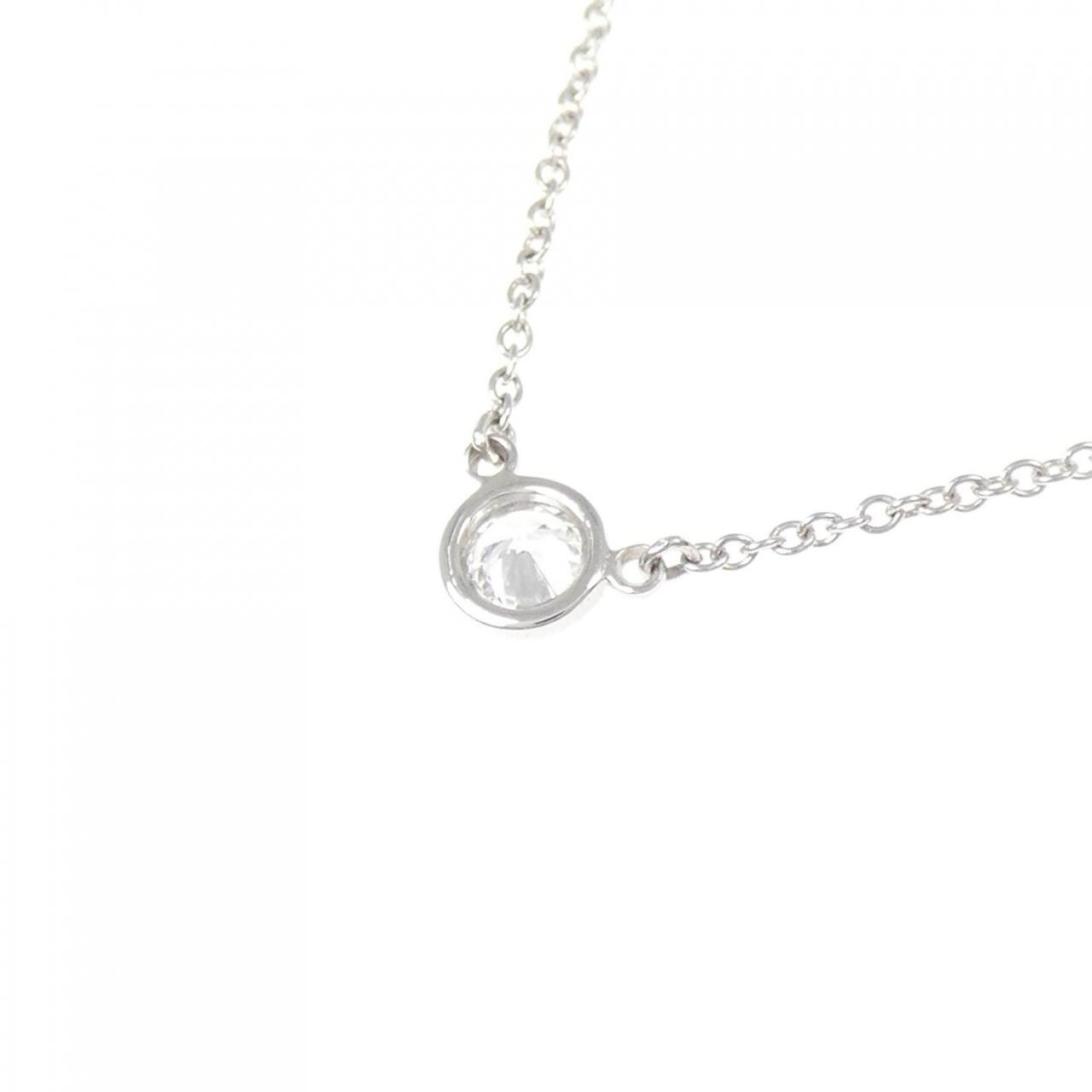 ティファニー バイザヤード ネックレス 0.18CT G VVS2 3EXT