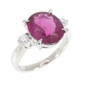 PT900 ルベライトトルマリン リング 3.21CT