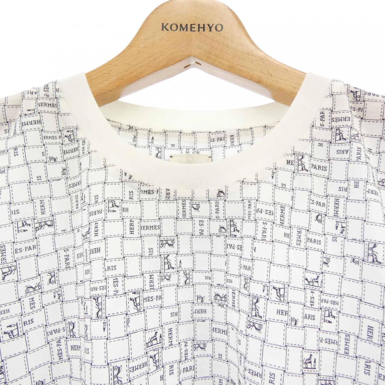 エルメス HERMES BOLDUC AU CARRE ボルデュックチェック 5E4645DK Tシャツ