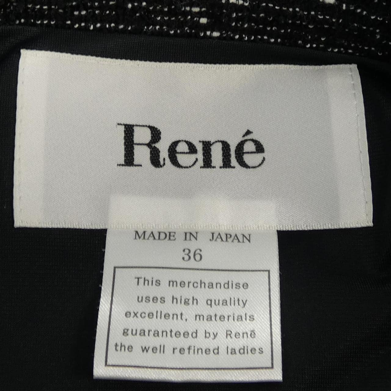 ルネ RENE ノーカラージャケット