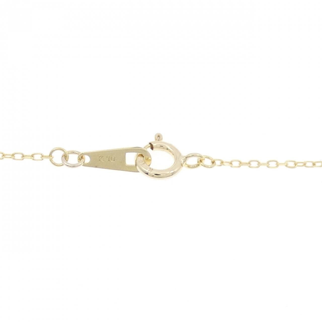 K10YG ダイヤモンド ネックレス 0.18CT