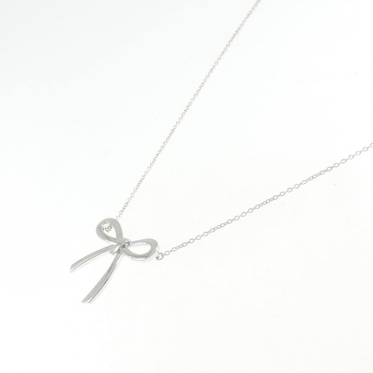 TIFFANY bow necklace