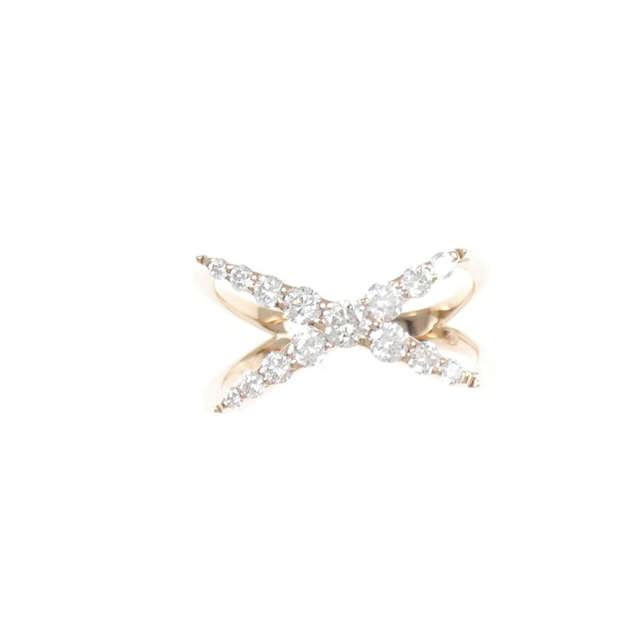 K18PG ダイヤモンド リング 0.50CT