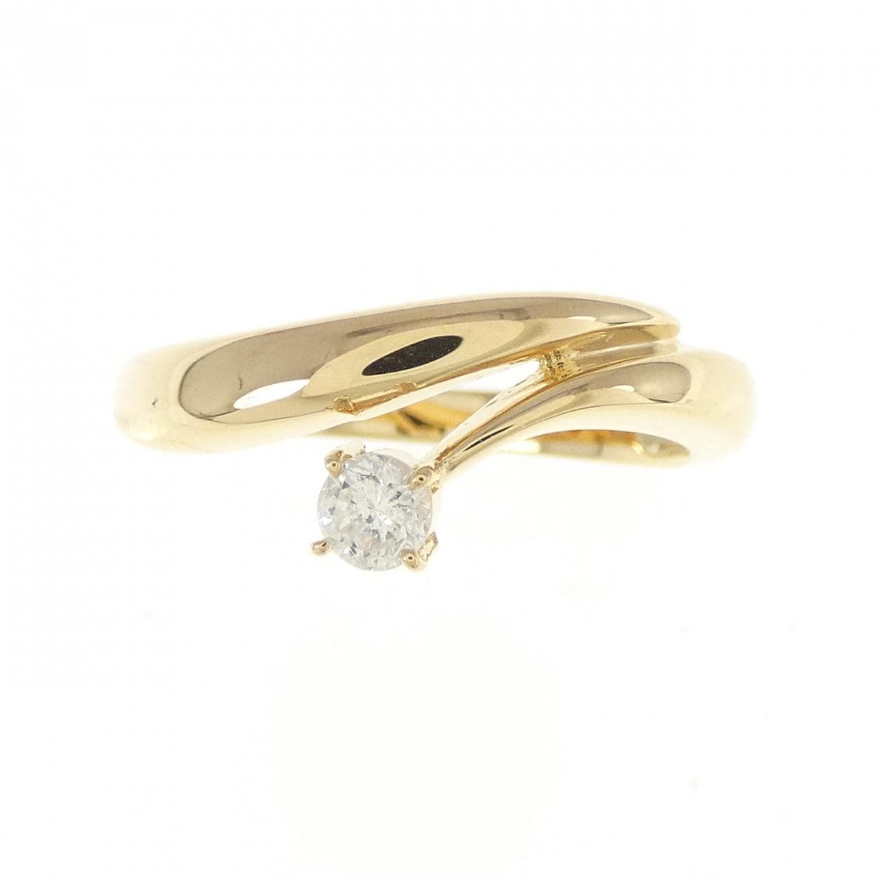 K18YG ダイヤモンド リング 0.14CT