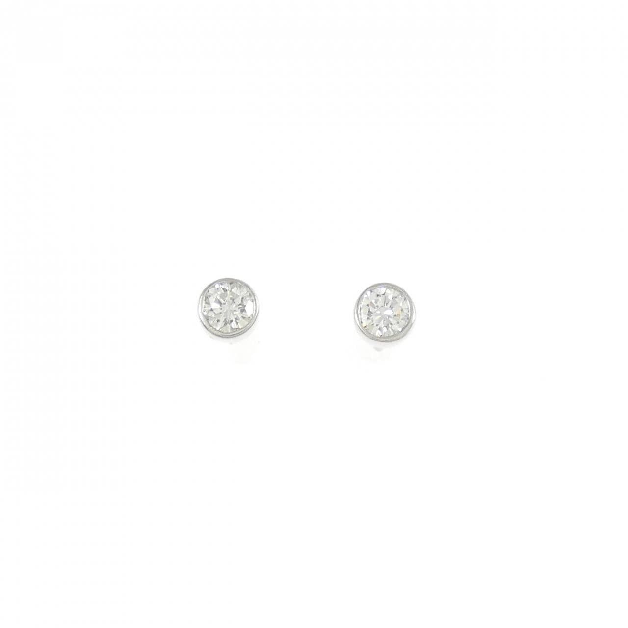 PT900 ダイヤモンド ピアス 0.20CT