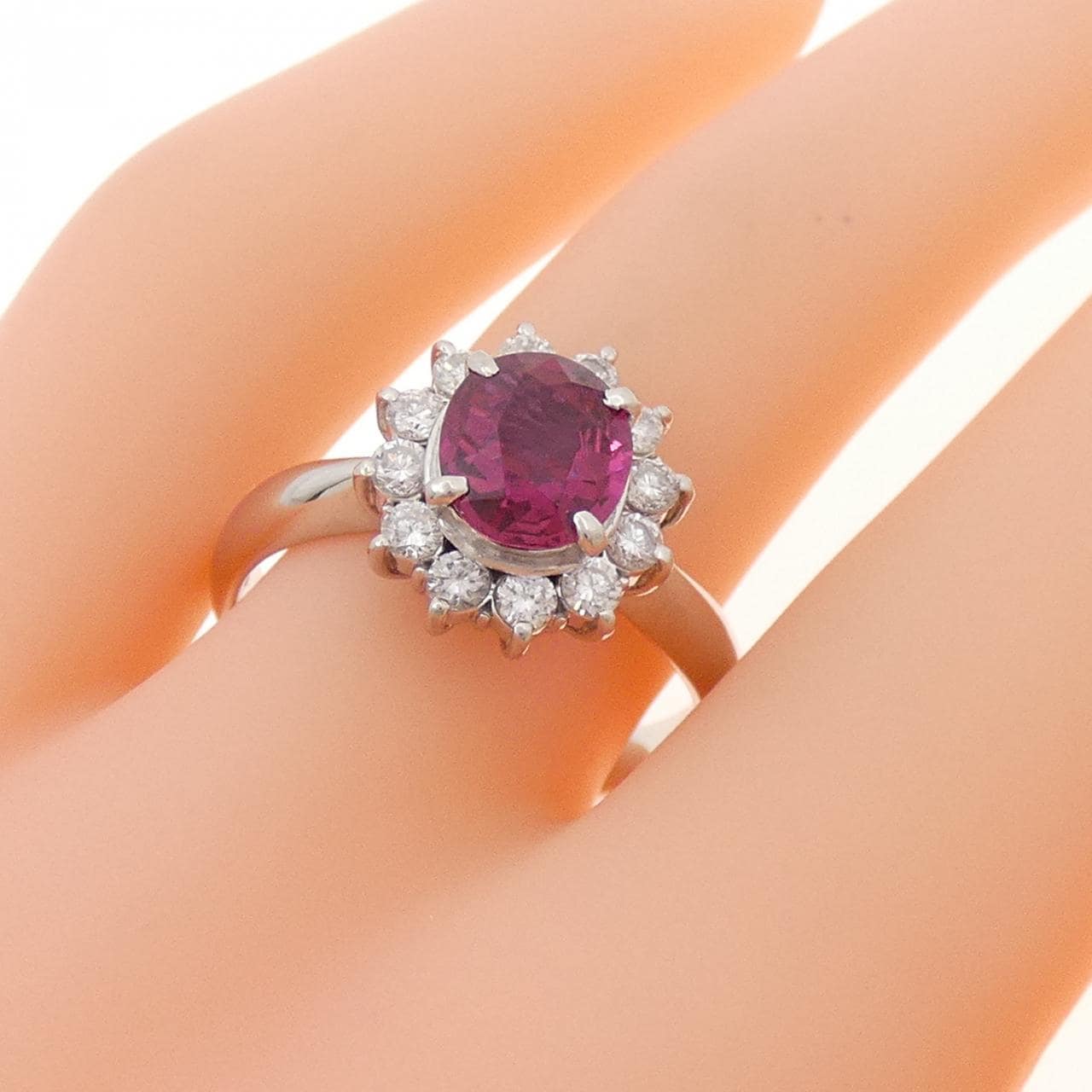 PT900 ルビー リング 1.47CT