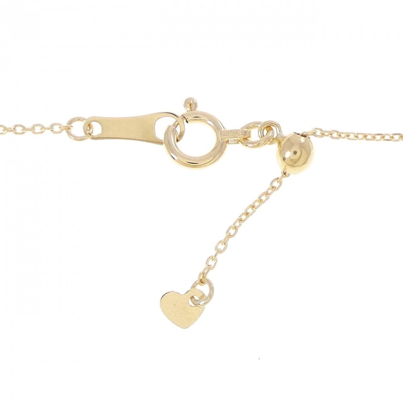 K18YG/K18WG ダイヤモンド ネックレス 0.32CT