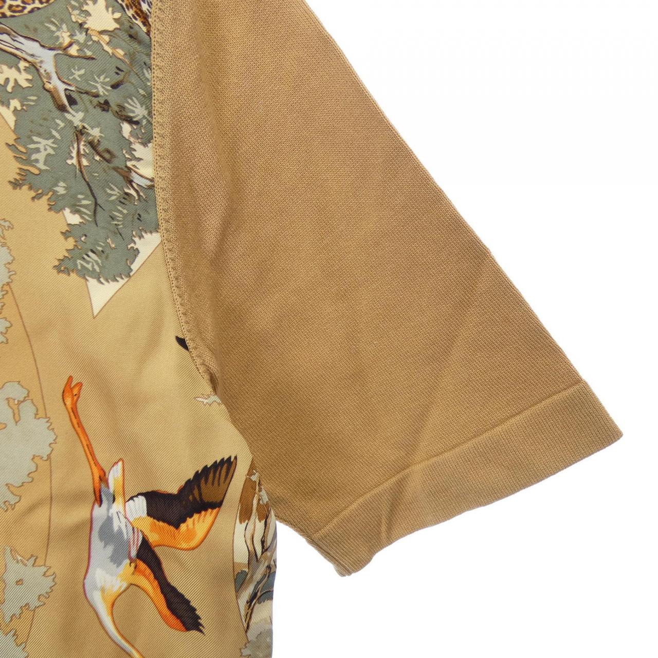 【ヴィンテージ】エルメス HERMES TANZANIA ツイルレーヌ. カーディガン