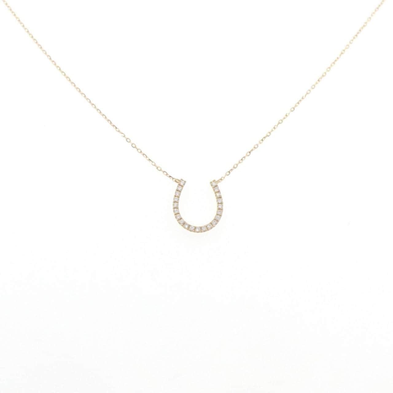 星星马形珠宝钻石项链 0.07CT