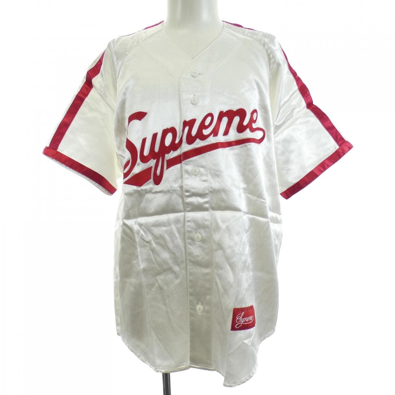 シュプリーム SUPREME SATIN BASEBALL S／Sシャツ
