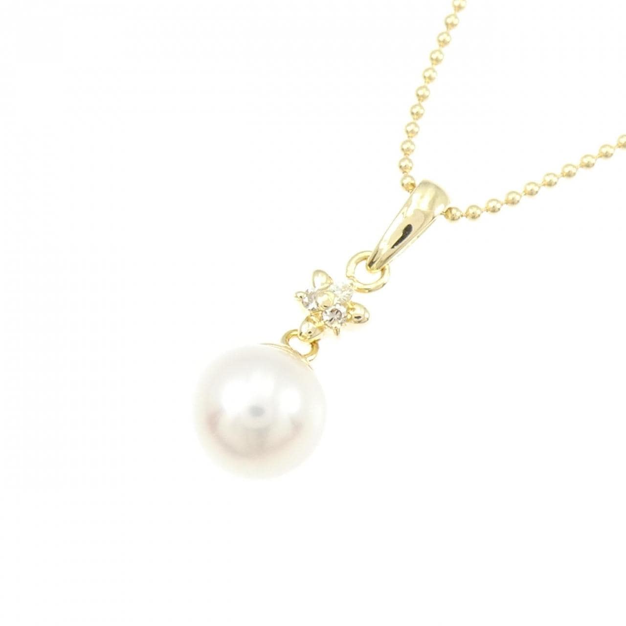 K18YG アコヤパール ネックレス 7.0mm