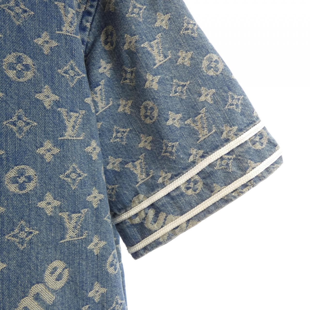 ルイヴィトン LOUIS VUITTON ジャカードデニムベースボール HDD92WALL SUPRREME S／Sシャツ