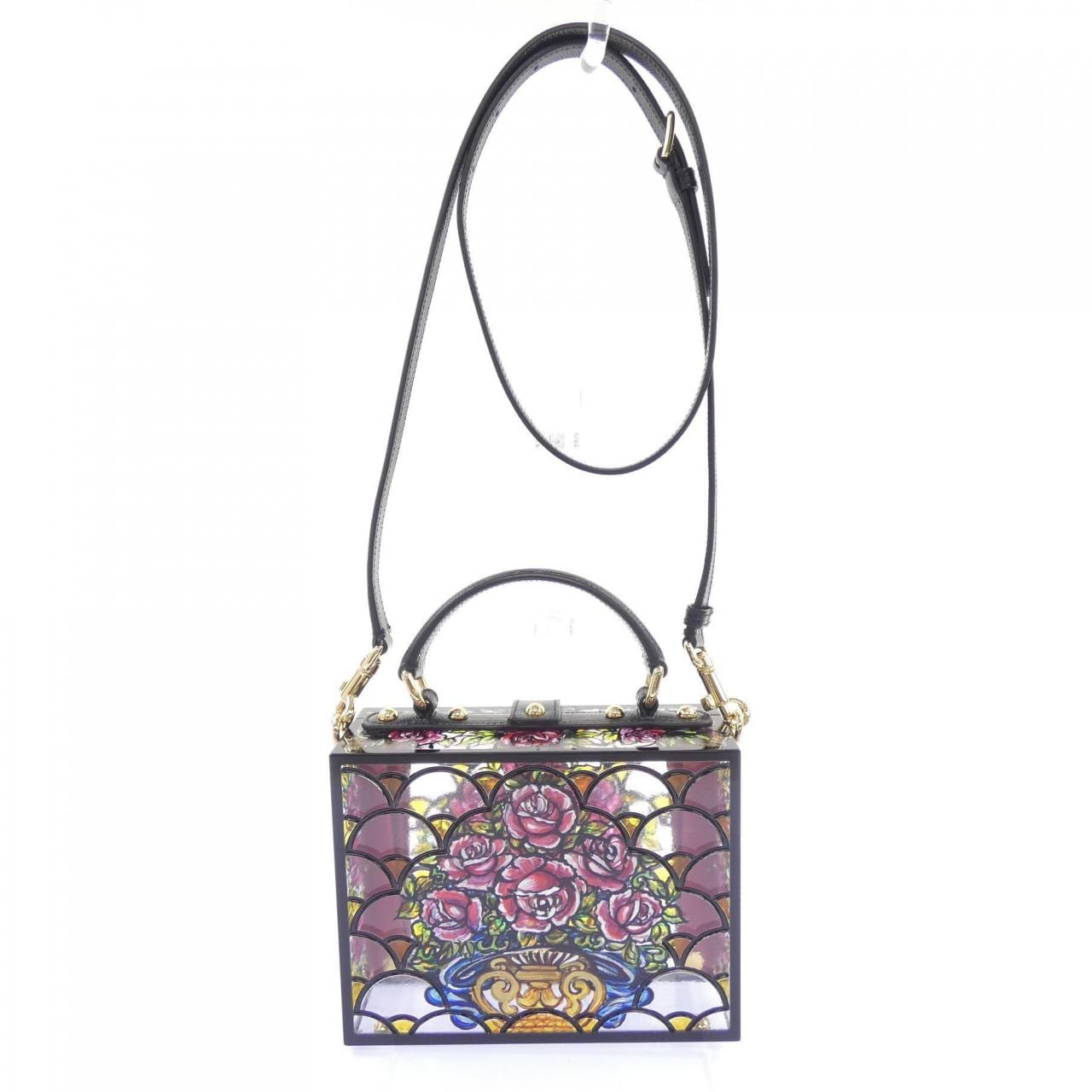 ドルチェアンドガッバーナ DOLCE&GABBANA ドルチェボックス プレキシ インターシャ BAG