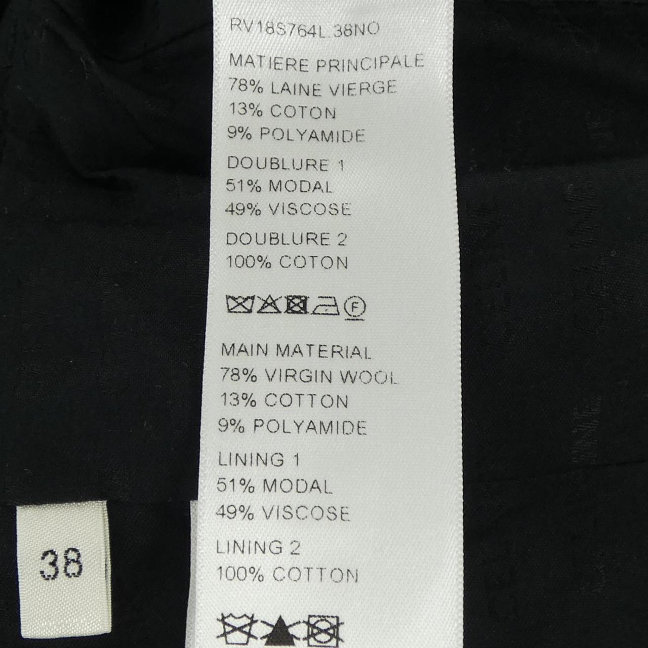 セリーヌ CELINE シャスールジャケット RV18S764L ノーカラージャケット