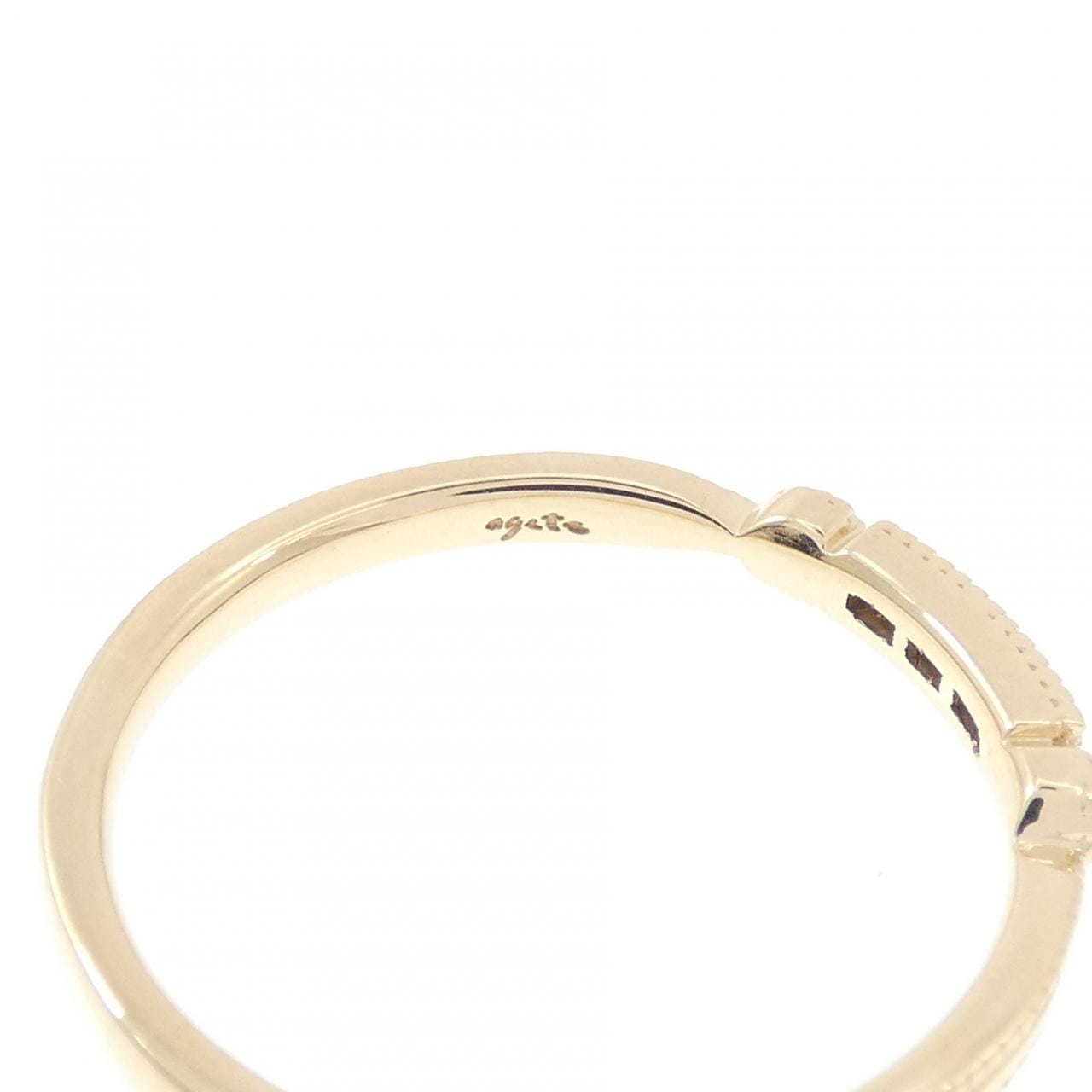 アガット ダイヤモンド リング 0.05CT