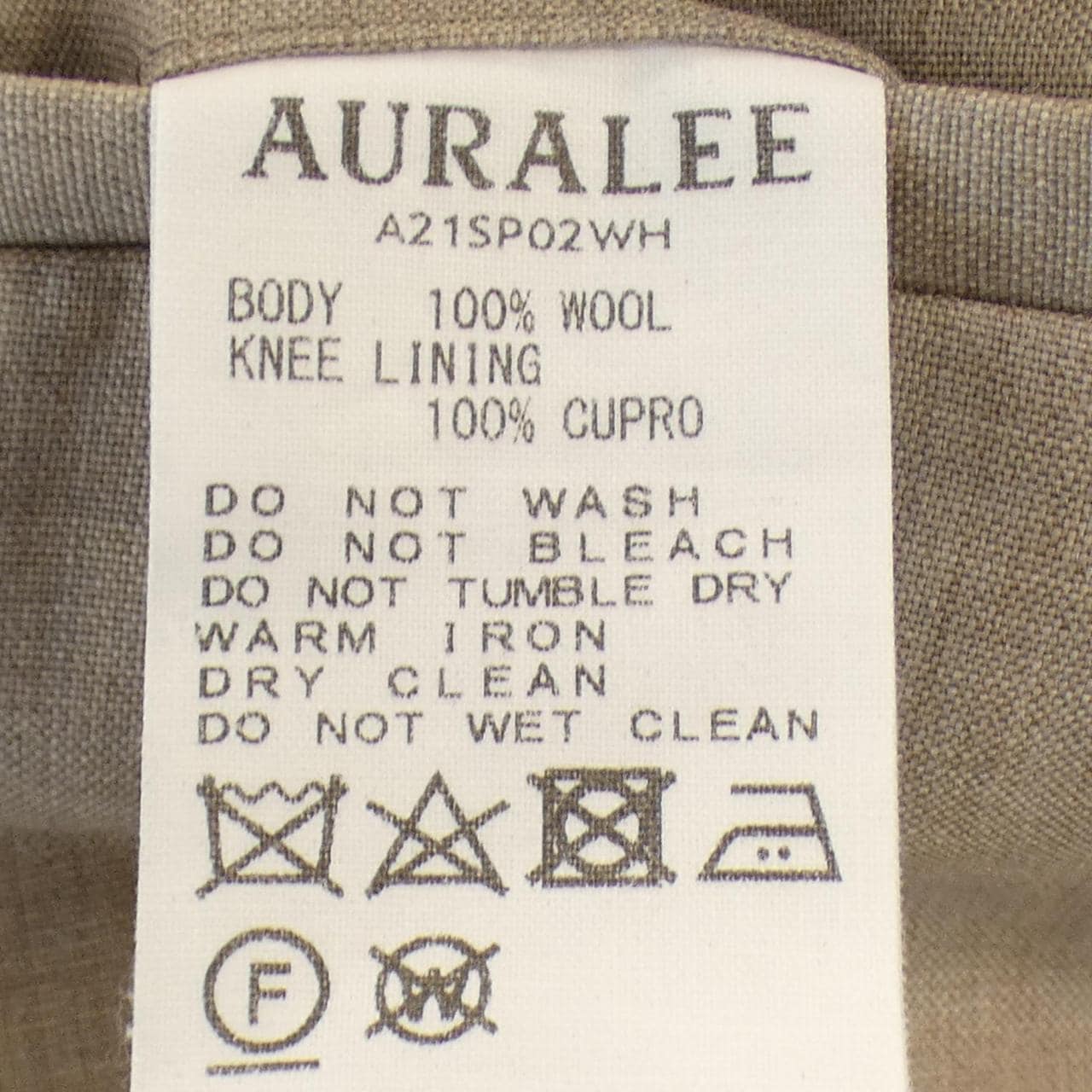 奥拉利AURALEE裤子