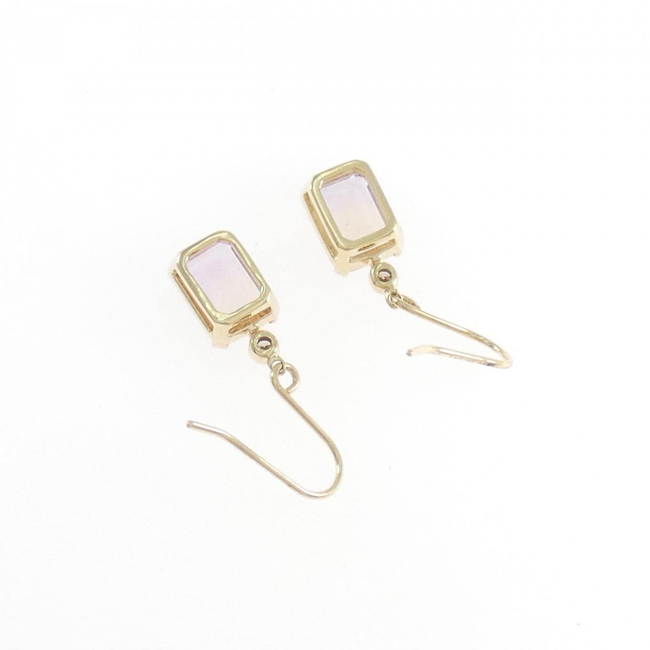 4゜C アメジスト ピアス