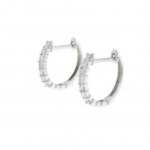 K18WG ダイヤモンド ピアス 0.28CT