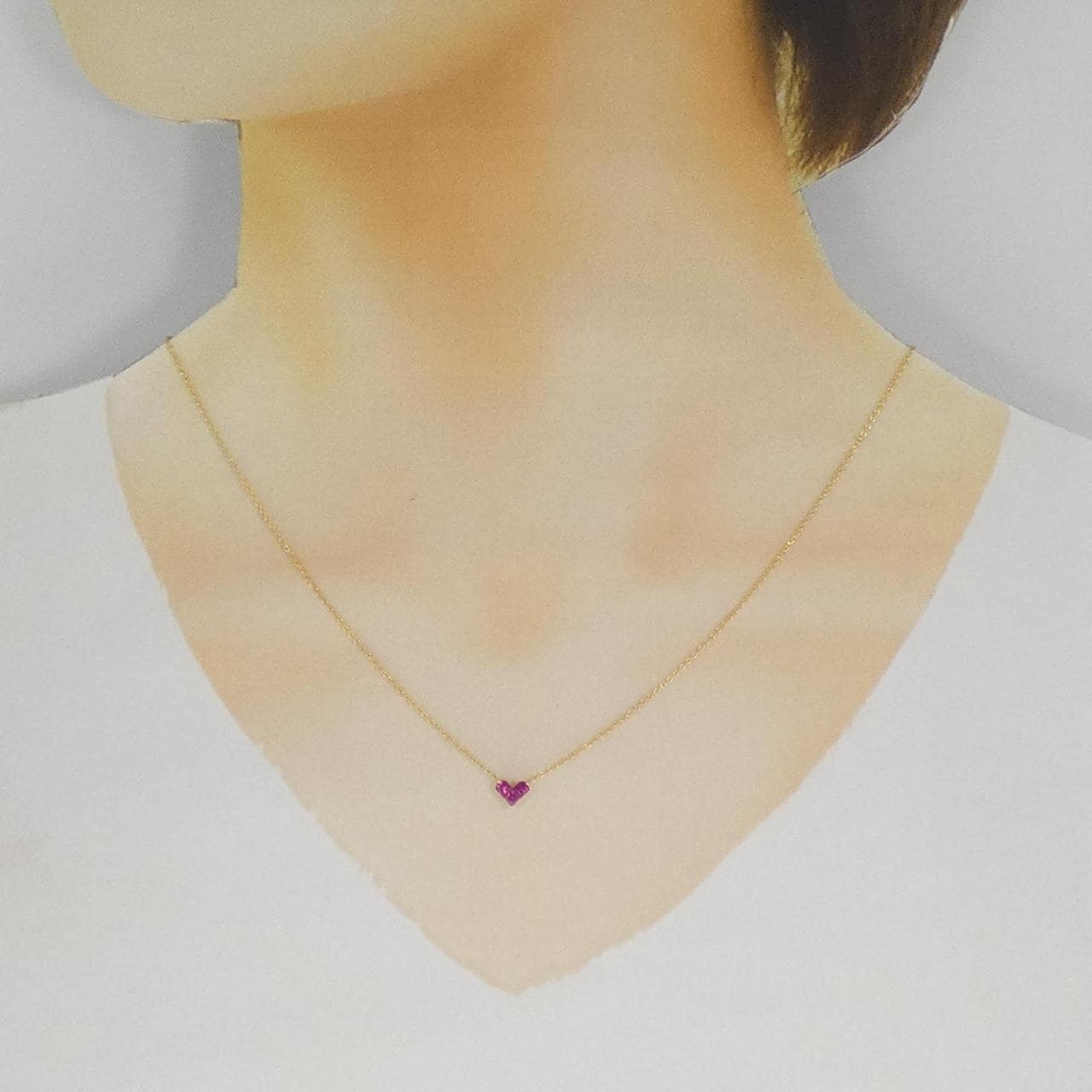 スタージュエリー ミステリアスハート ネックレス 0.25CT