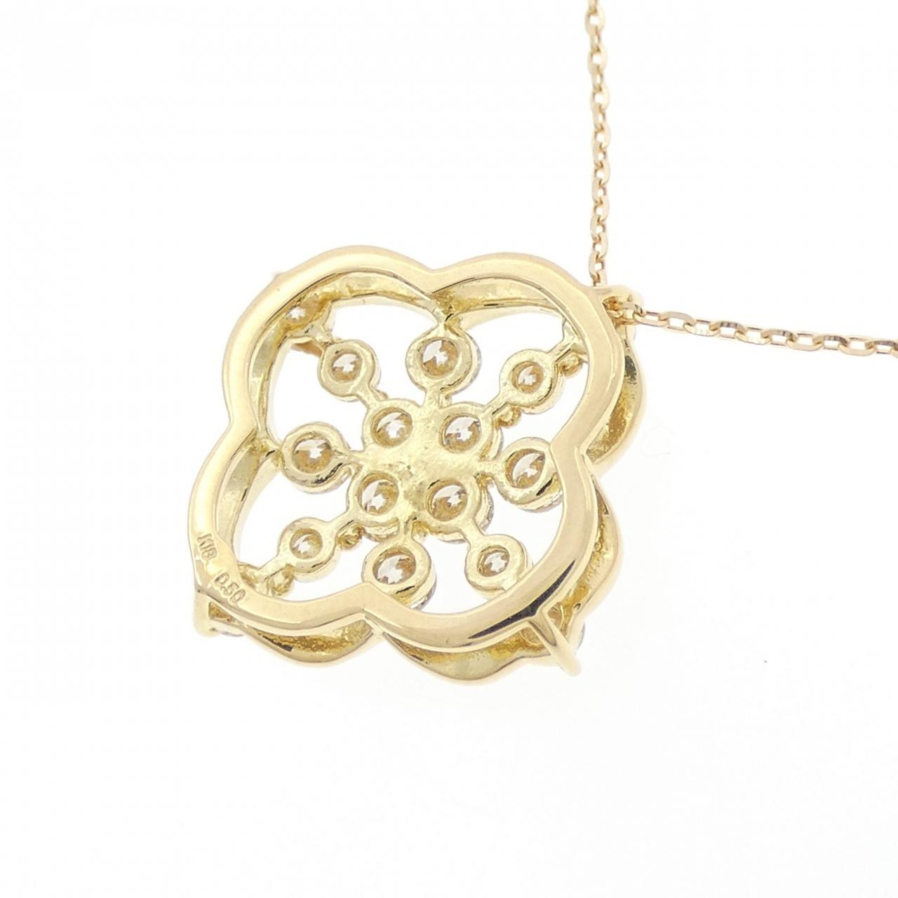 【新品】K18YG ダイヤモンド ネックレス 0.50CT