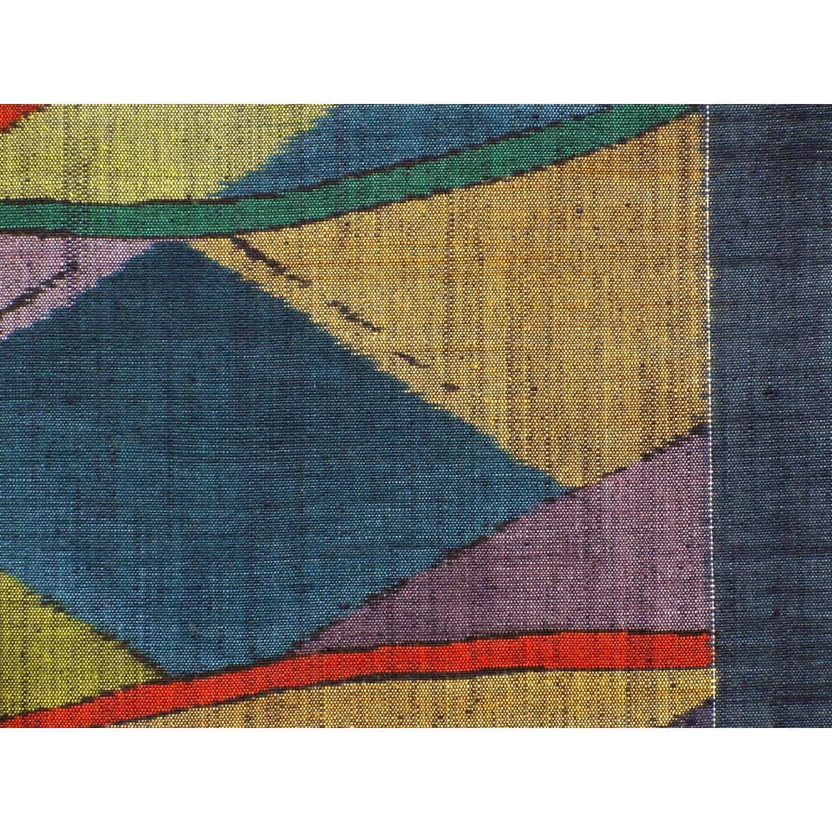 袋帯　紬織　全通柄