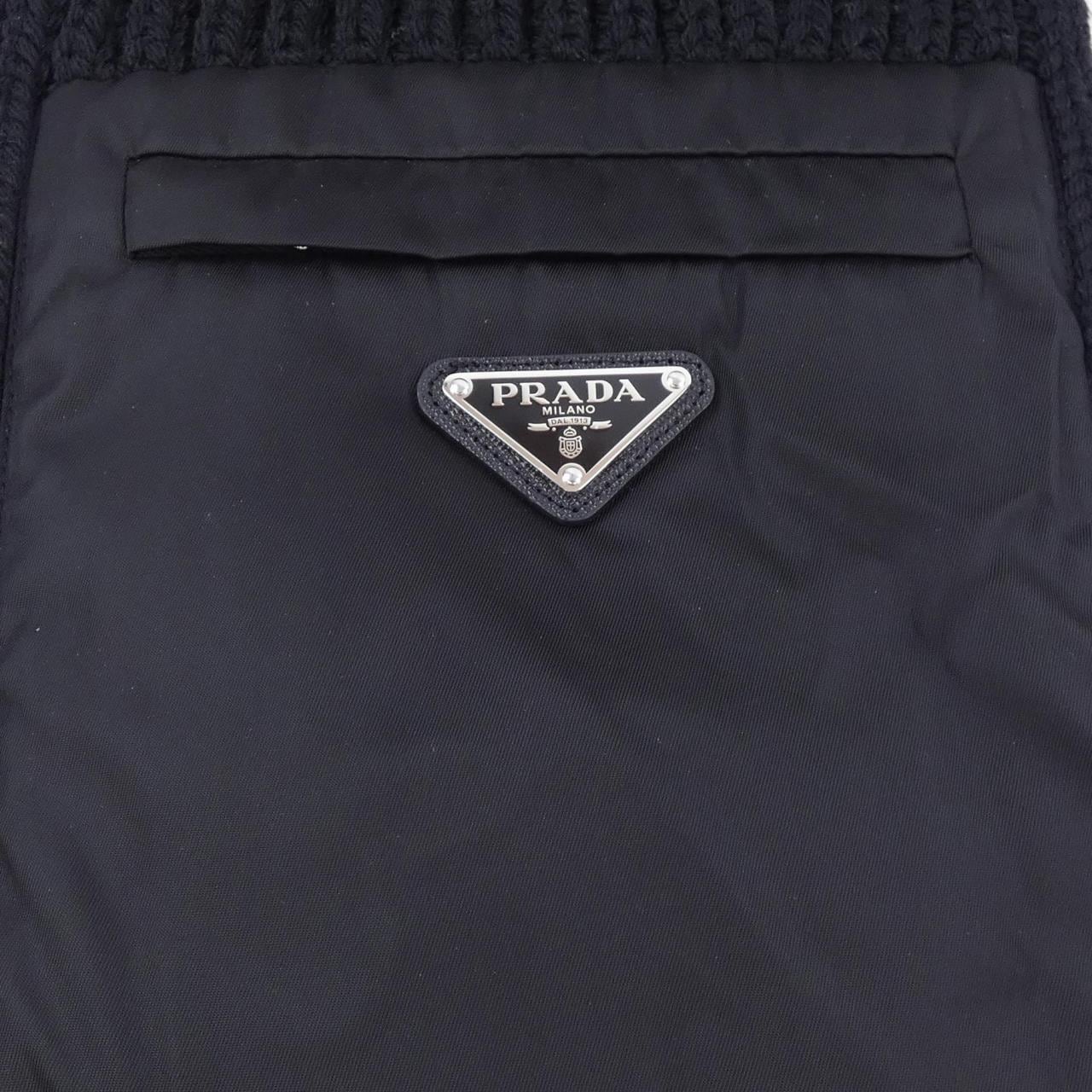 プラダ PRADA RE-NYRON ギャバジン×ウールスカーフ UMS354 S202 1WT0 MUFFLER