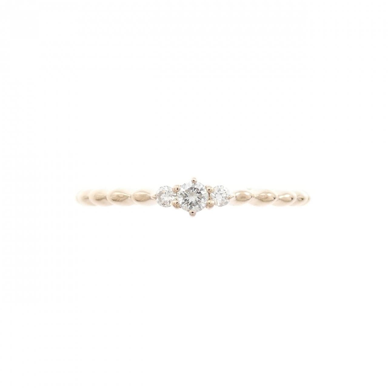 K18PG ダイヤモンド リング 0.07CT