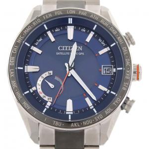シチズン アテッサ サテライトウエーブGPS 電波時計 F150-T025811/CC3085-51L TI ソーラークォーツ