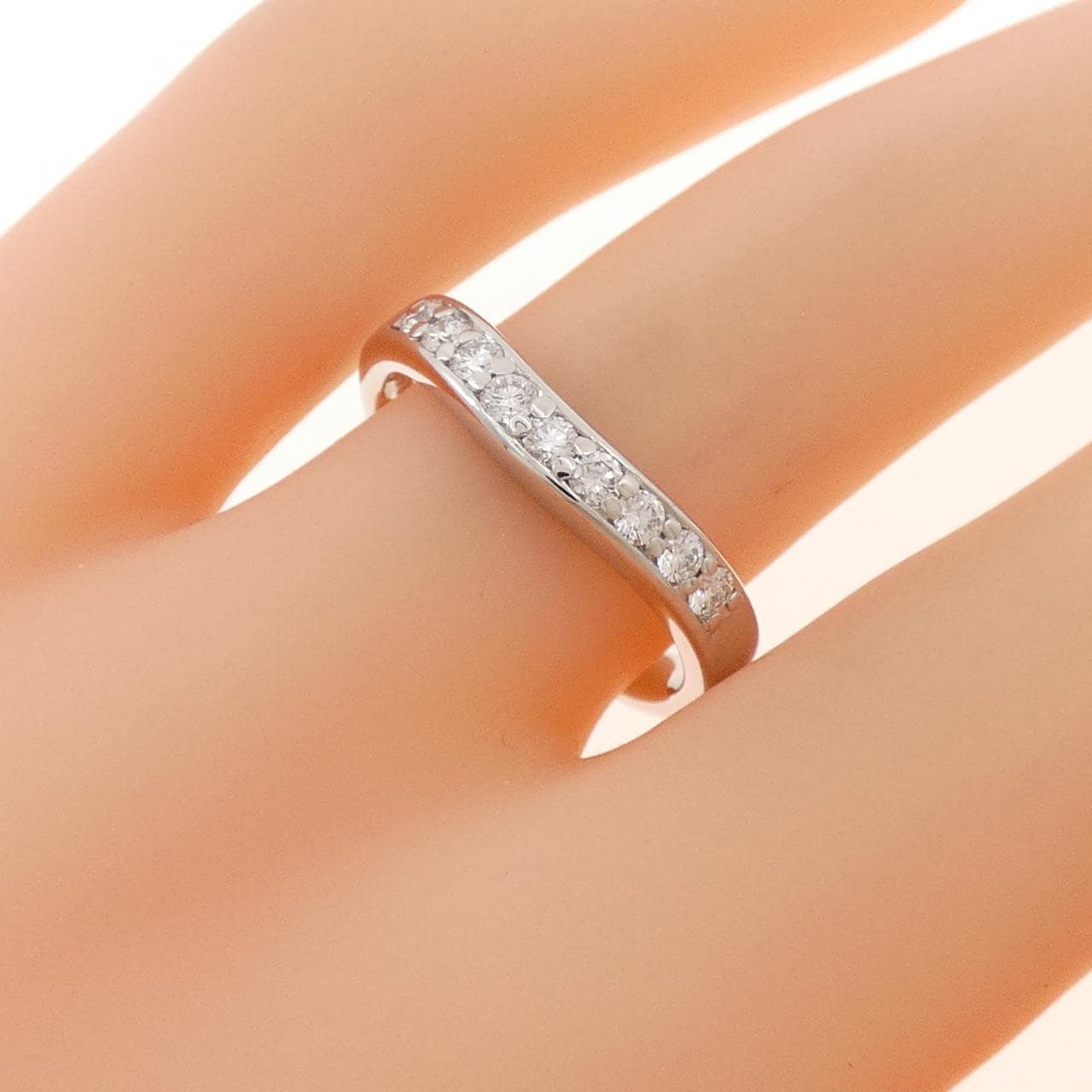 K18WG ダイヤモンド リング 0.252CT