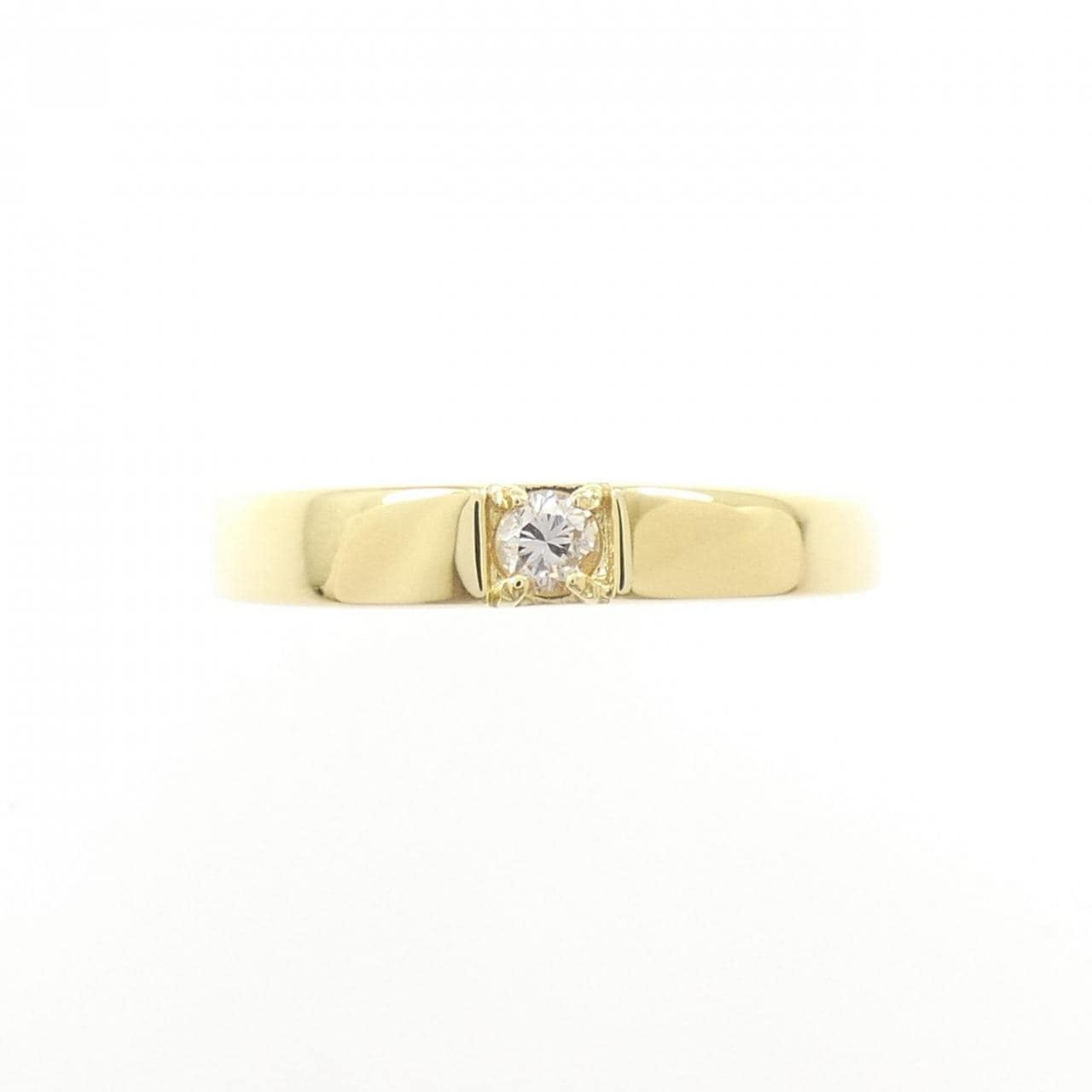 K18YG ピンクダイヤモンド リング 0.09CT