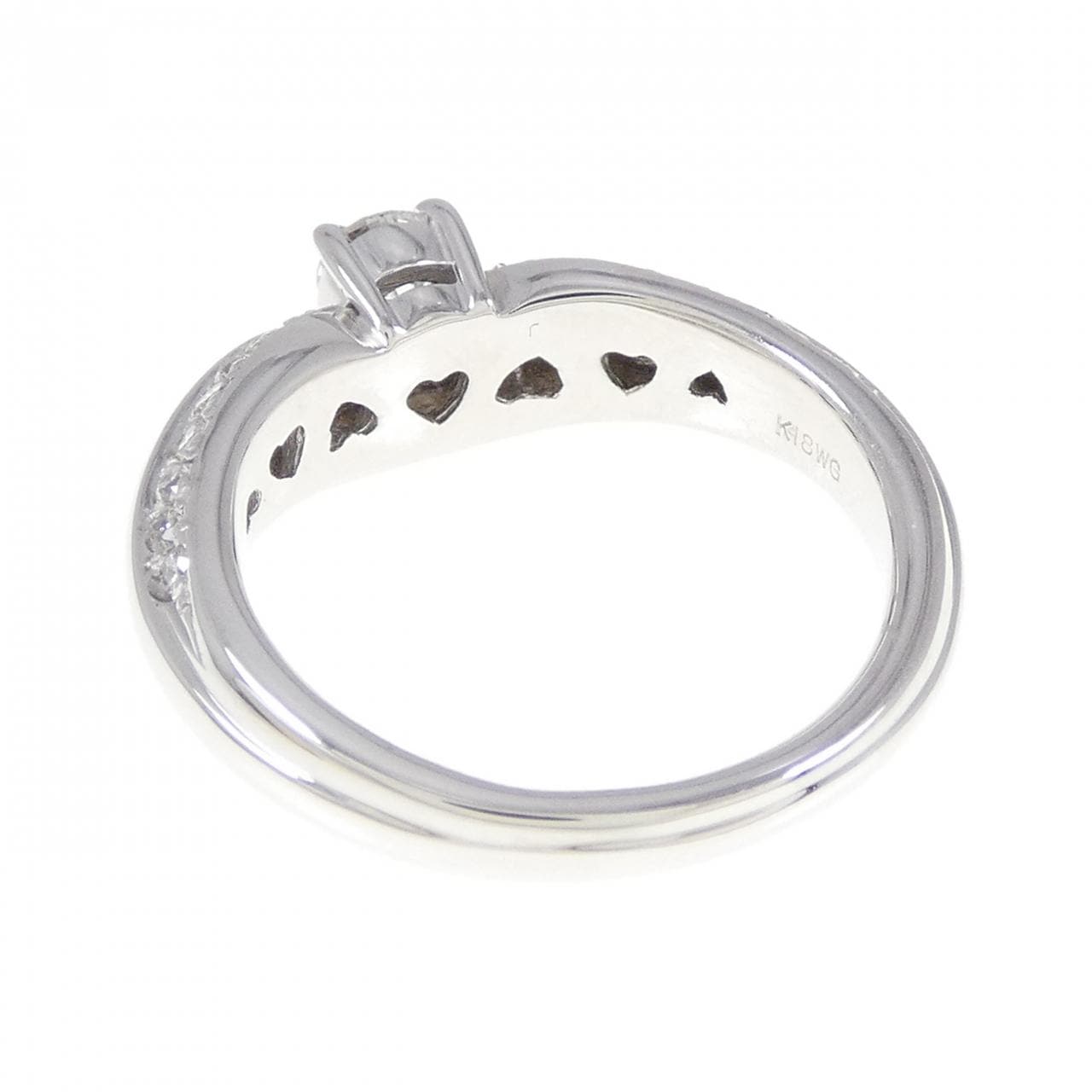 K18WG ダイヤモンド リング 0.24CT
