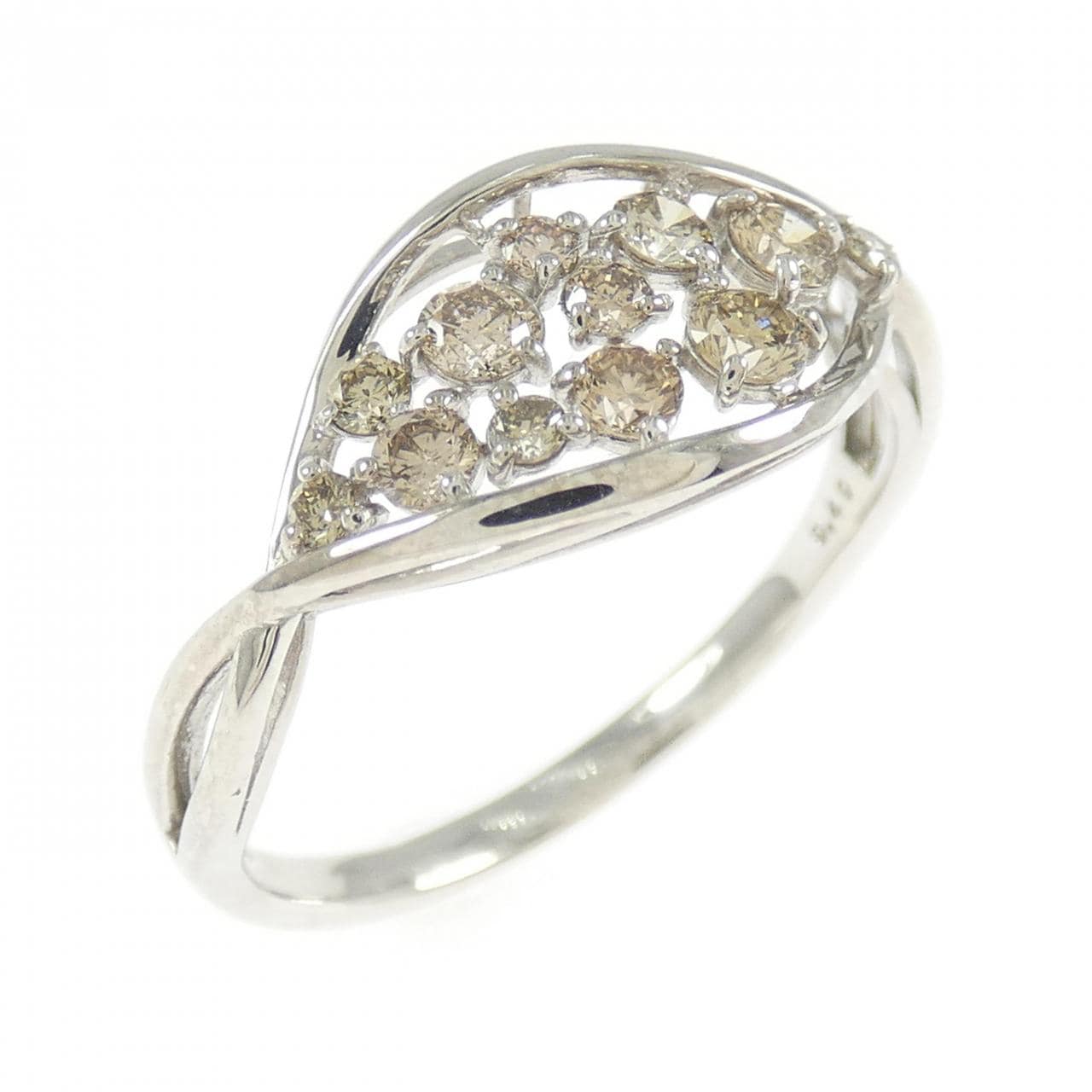 PT950 ダイヤモンド リング 0.40CT