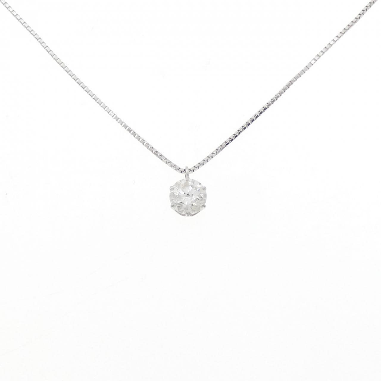 PT900/PT850 ソリティア ダイヤモンド ネックレス 0.545CT