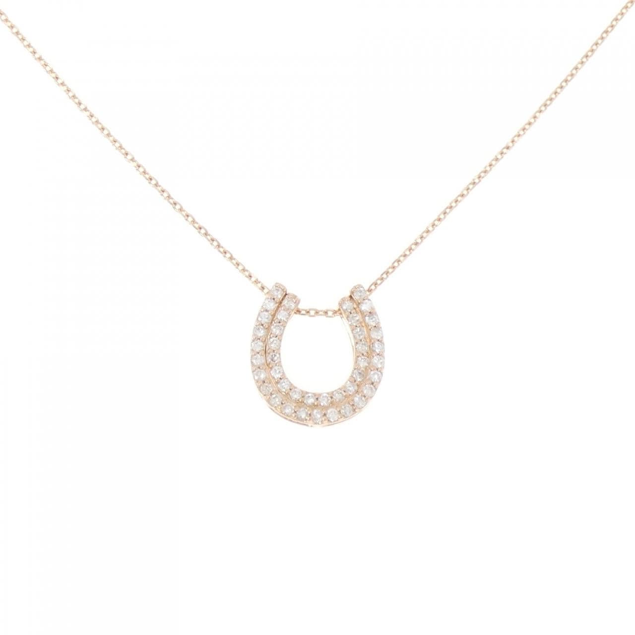 K18PG ダイヤモンド ネックレス 0.30CT