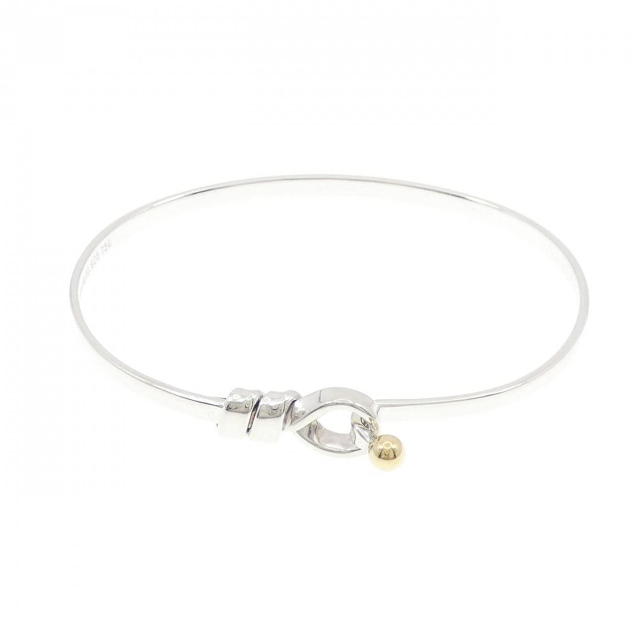 【ヴィンテージ】ティファニー フック&アイ バングル