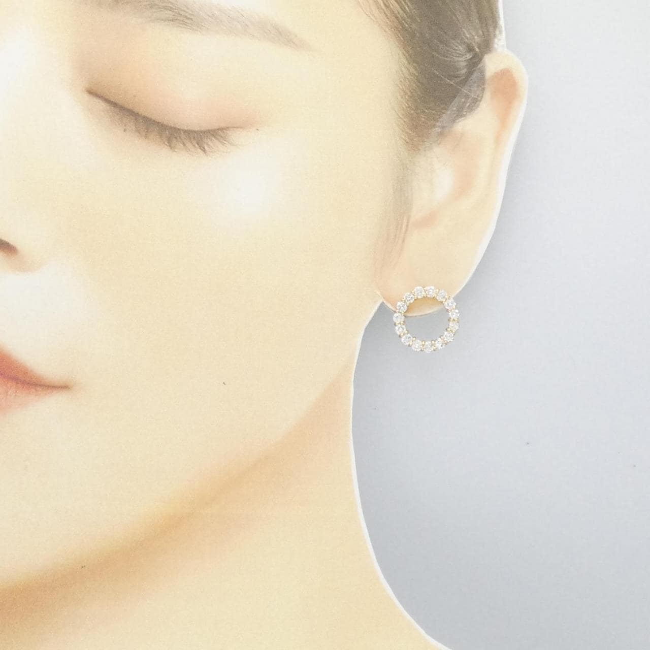 [Remake] K18YG Diamond earrings 2.02CT