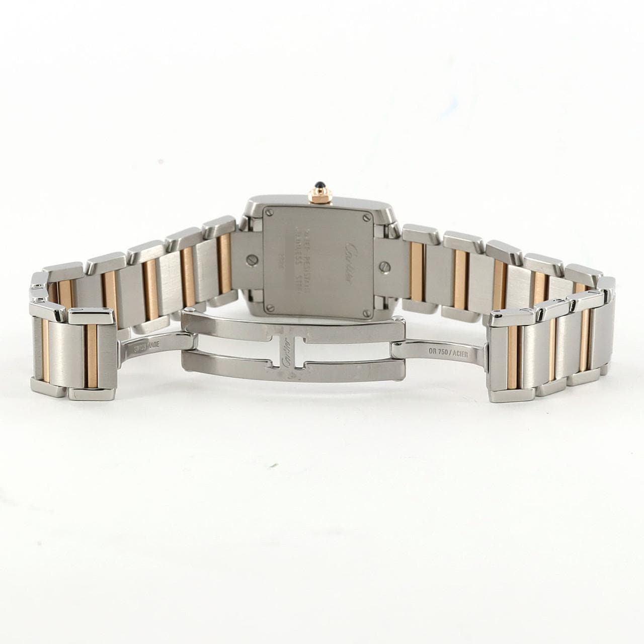 Cartier Tank Française SM PG Combi W51027Q4 SSxPG石英