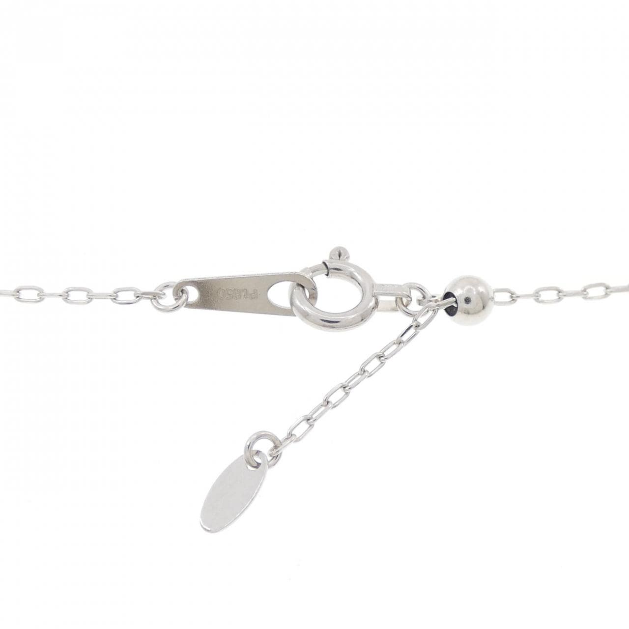 PT950/PT850 フラワー ダイヤモンド ネックレス 0.30CT