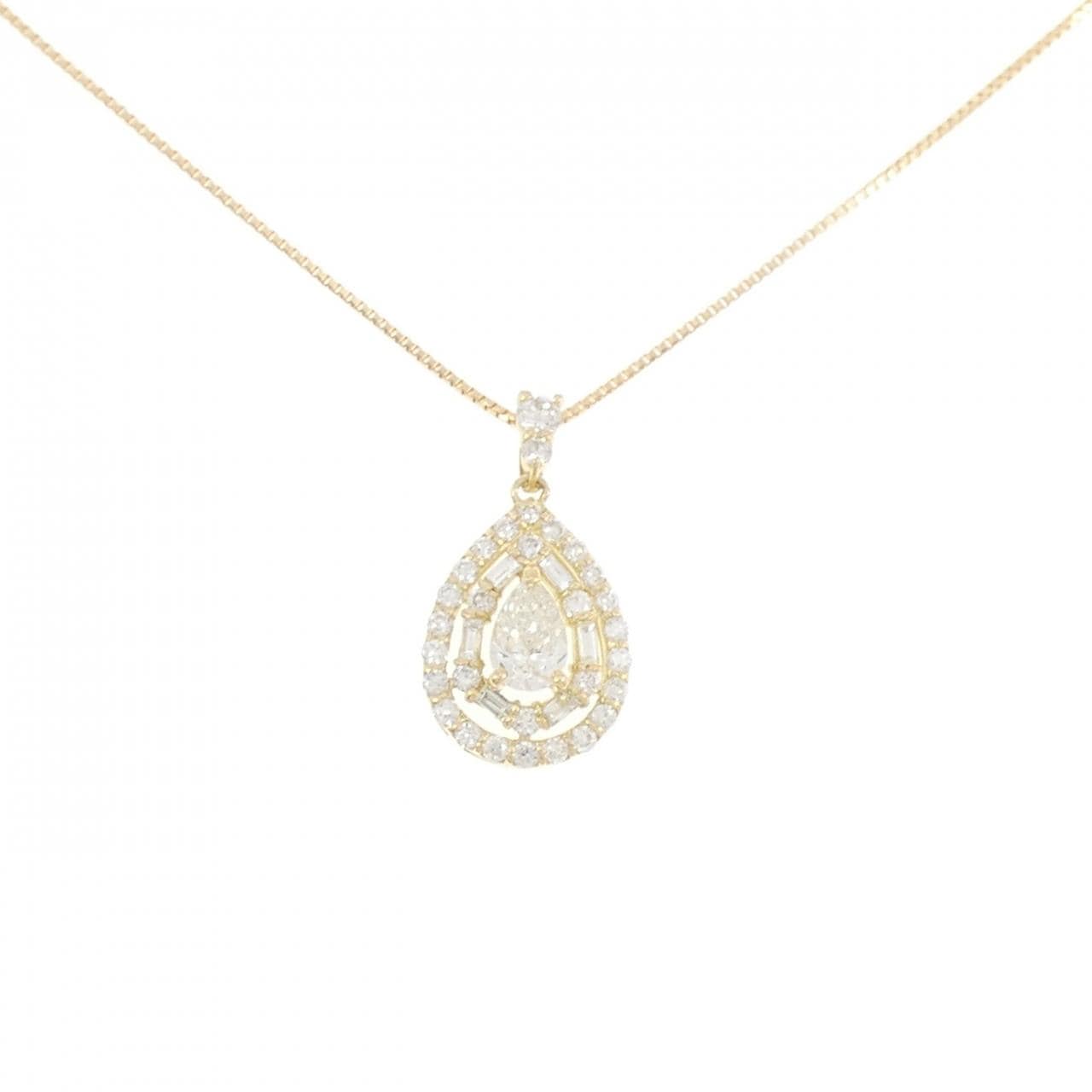 【新品】K18YG ダイヤモンド ネックレス 0.50CT
