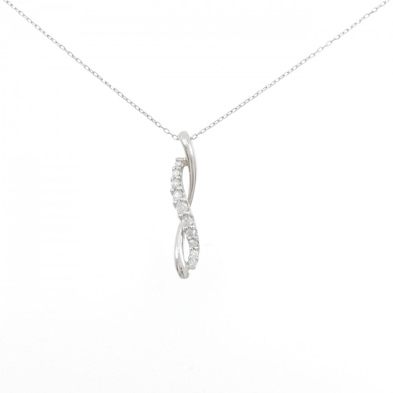 PT900/PT850 ダイヤモンド ネックレス 0.12CT