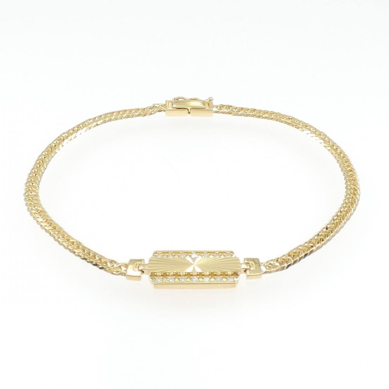 K18YG ダイヤモンド ブレスレット 0.15CT