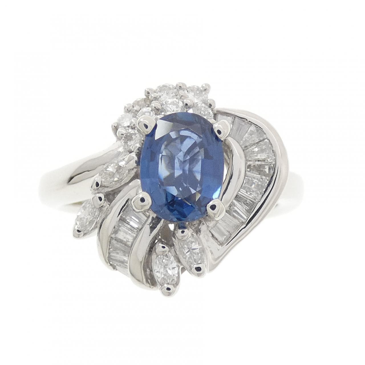 PT900 サファイヤ リング 1.13CT