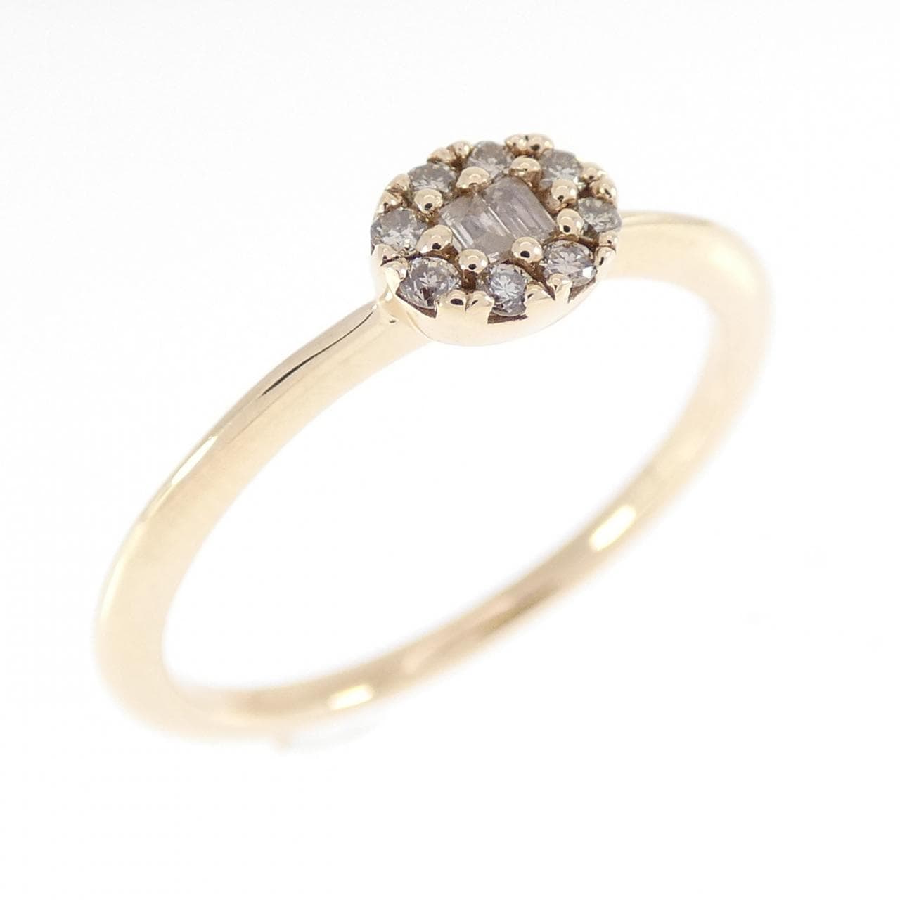 アガット ダイヤモンド リング 0.09CT