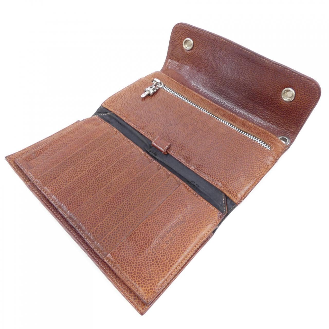 クロムハーツ CHROME HEARTS WAVE　CROS　BTN WALLET