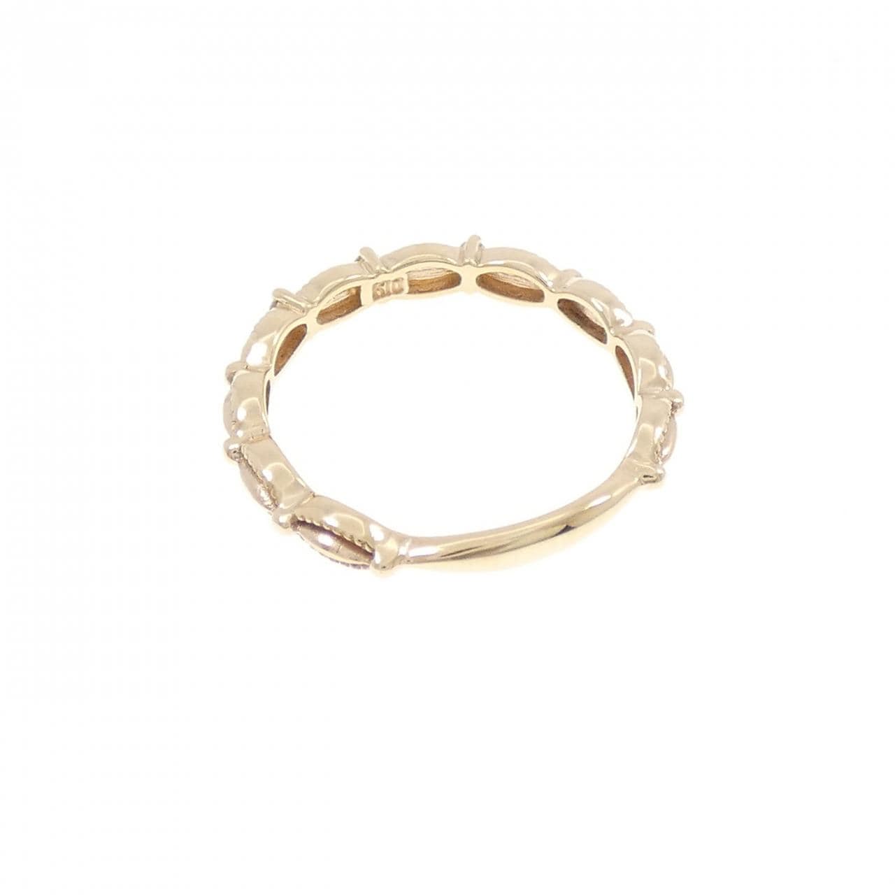 アガット ダイヤモンド ピンキー リング 0.02CT