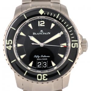 Blancpain五十噚 大日历 TI 5050-12B30-98B TI自动上弦