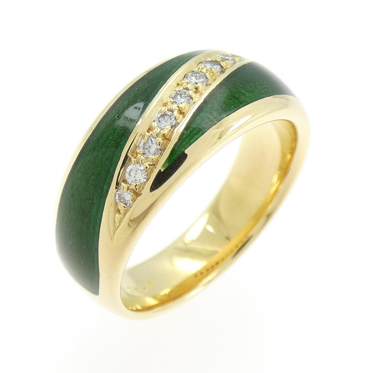 750YG エナメル リング